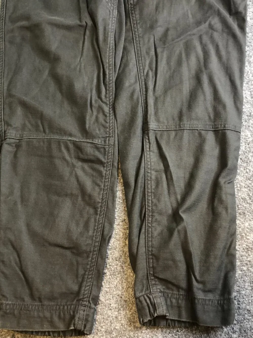 REI Co-Op Trailsmith Jogger Pants Mens 36x34 Gray Double Knee Stertch Outdoor